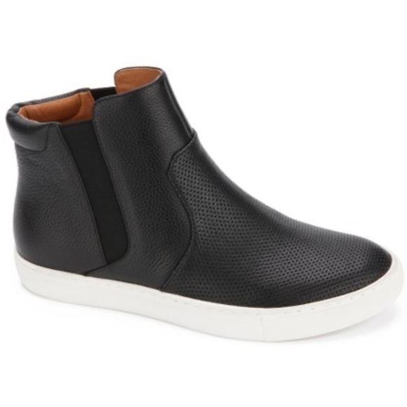 New Gentle Souls | Carter Elastic Leather Slip On Bootie Sneaker 6.5